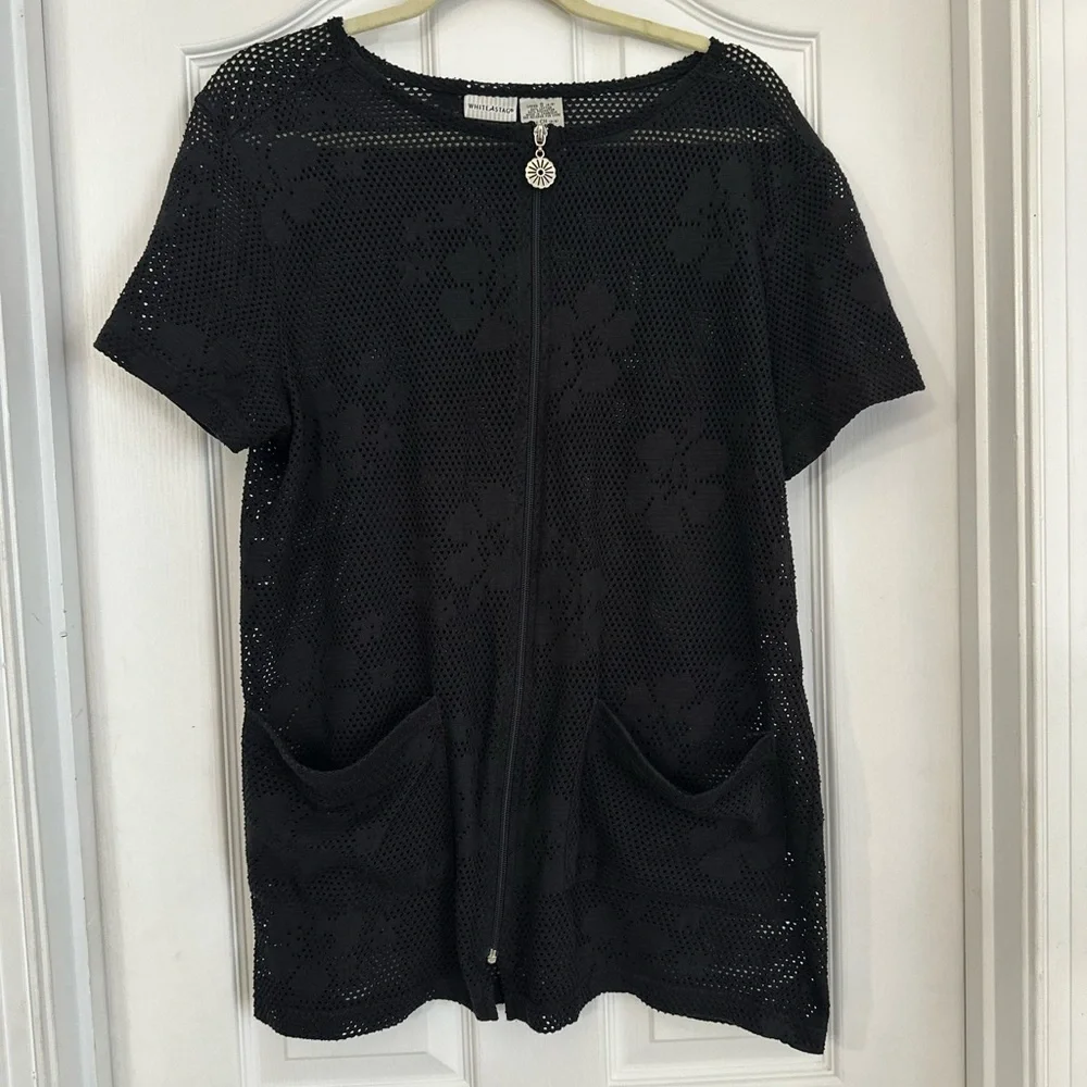 White Stag Black Swim cover-up with Pockets